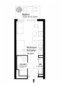 Wohnung 68 im Appart Nuovo in Augsburg